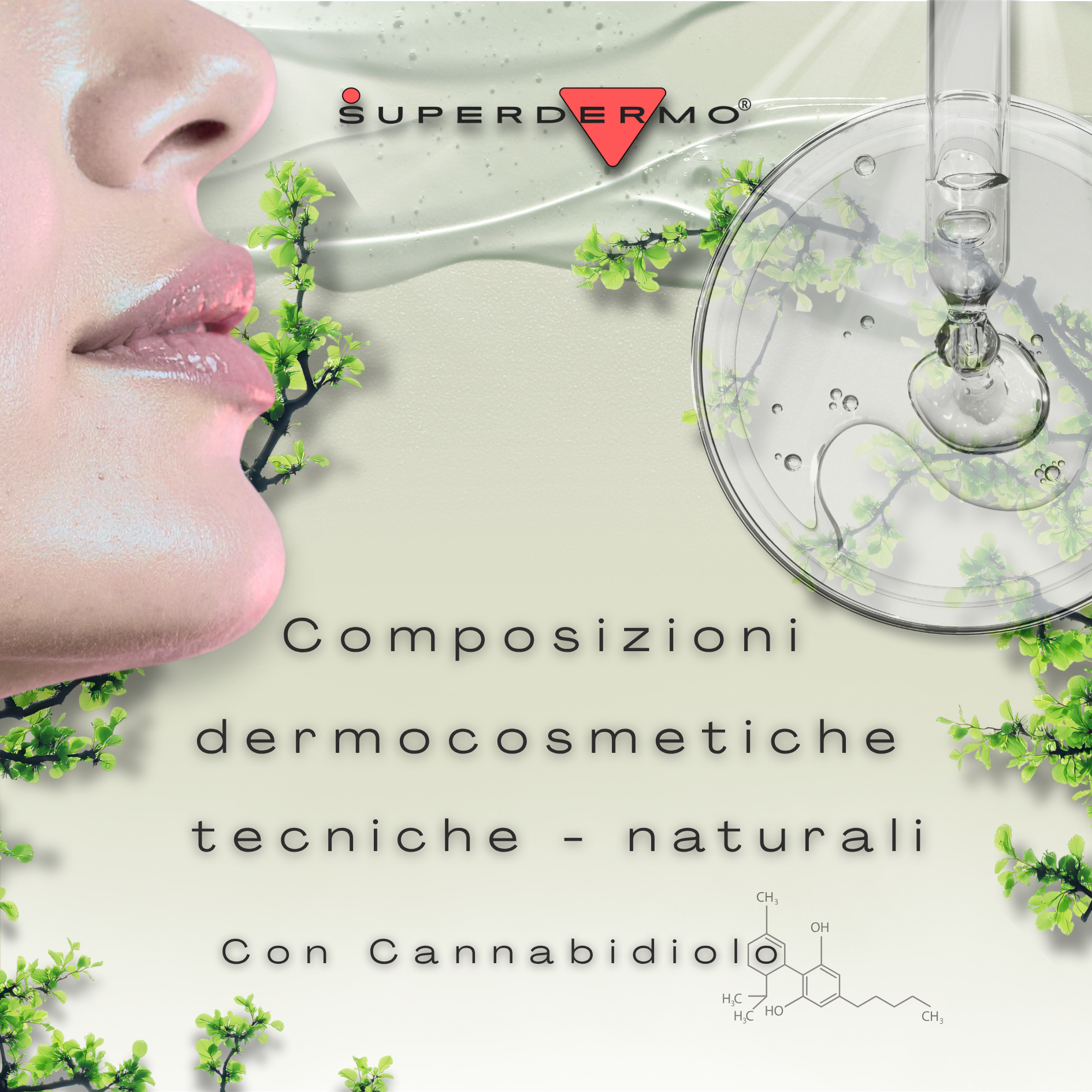 Superdermo - Composizioni tecniche - naturali con Cannabidiolo